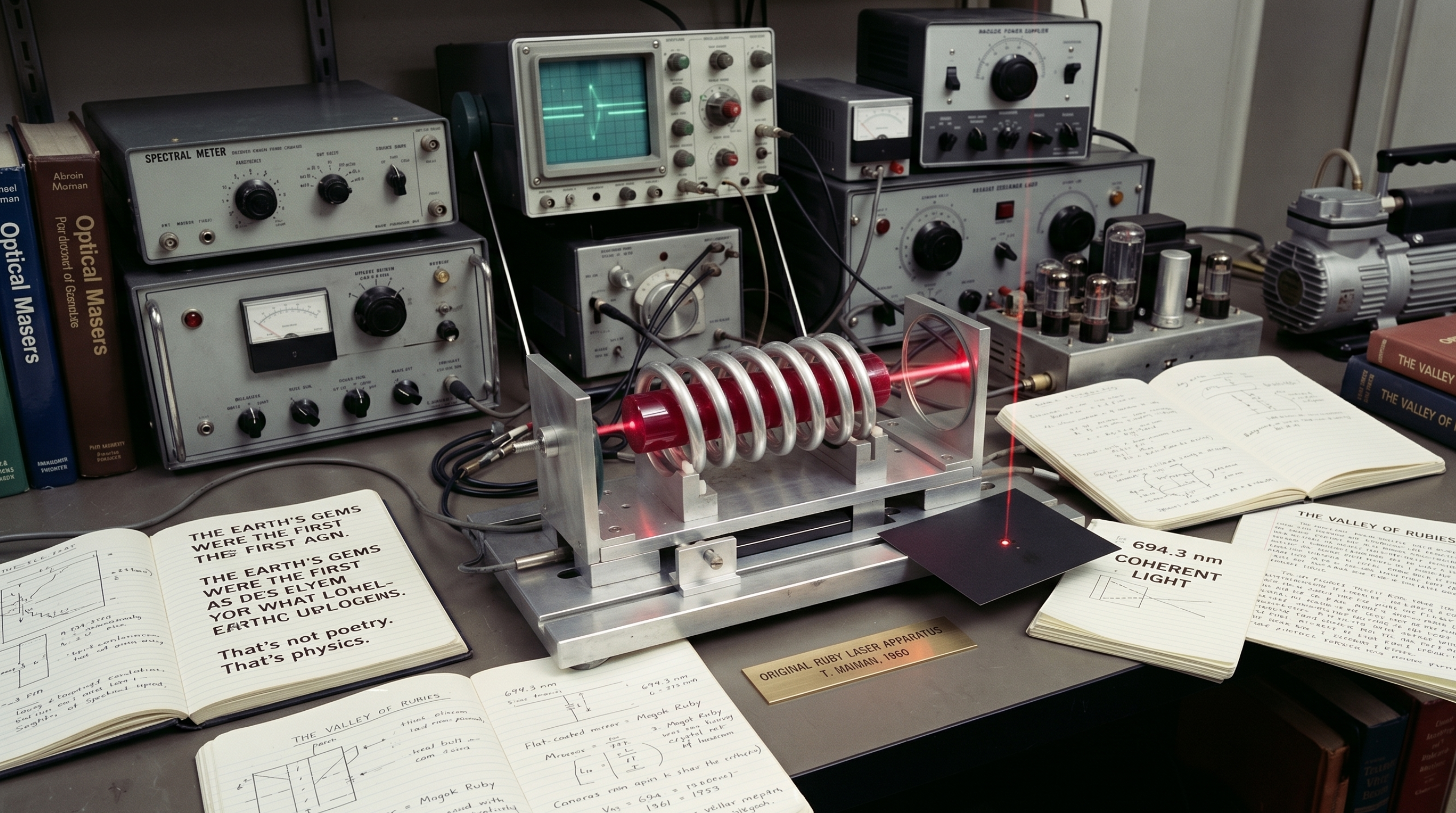 Before there was a laser, there was a ruby.