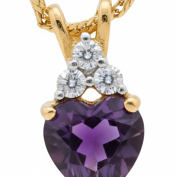 The "Amethyst Heart" Pendant