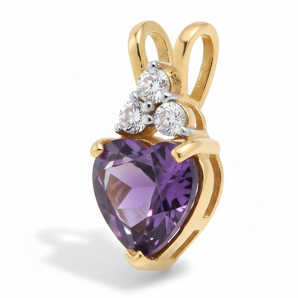 The "Amethyst Heart" Pendant