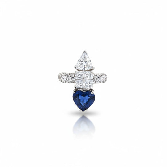 Royal Blue Sapphire Sword Ring
