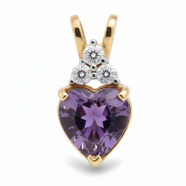 The "Amethyst Heart" Pendant