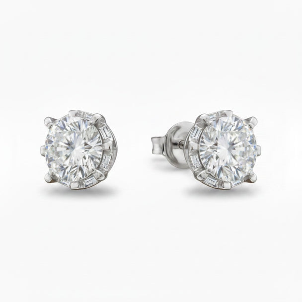 The Empire Sovereigns (6.1ct.) Diamond Studs