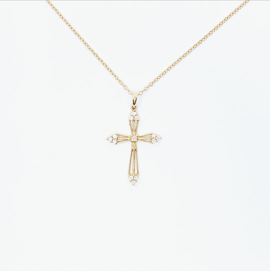 Diamond pendant by JewelCreationsNY featuring a sparkling, elegant design with a polished silver setting.