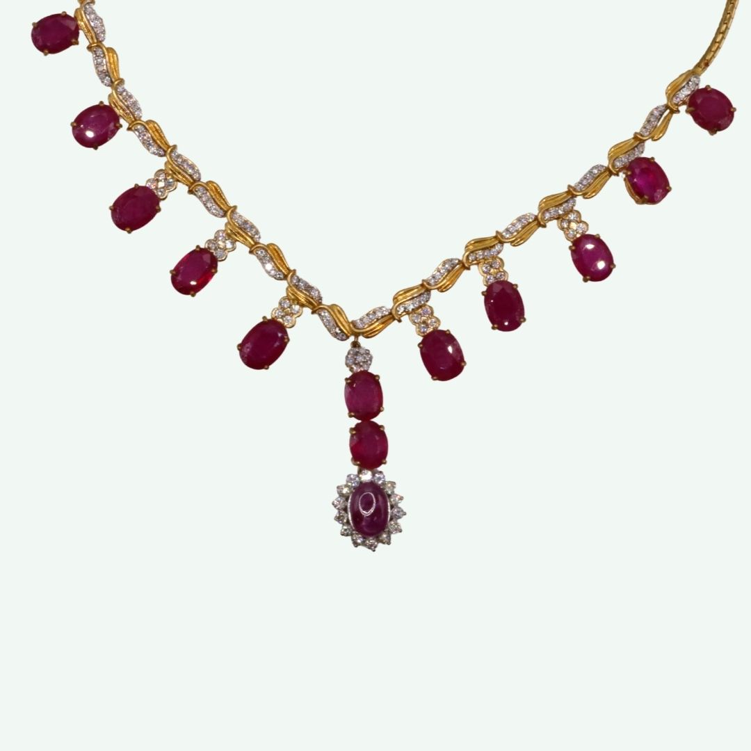 A8 Ruby Necklace