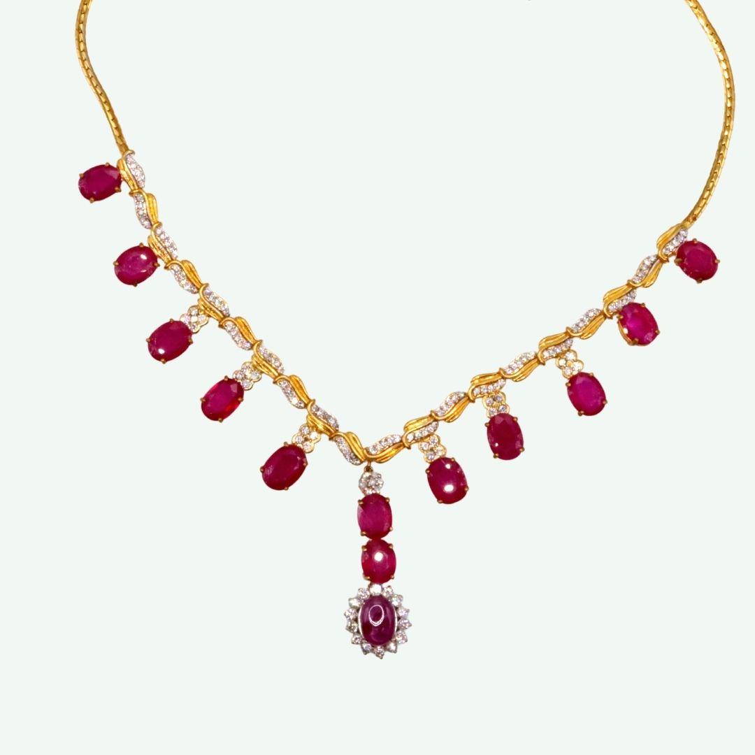 A8 Ruby Necklace