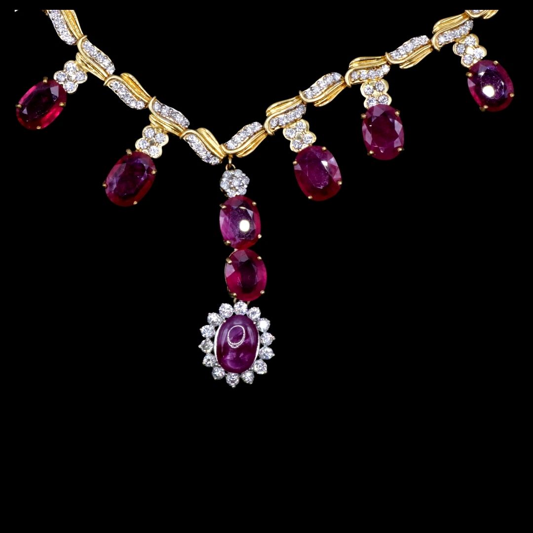 A8 Ruby Necklace