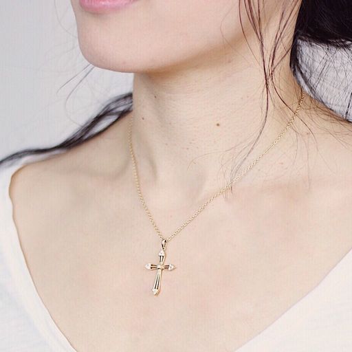 Elegant diamond pendant by JewelCreationsNY featuring a sparkling gemstone set in a delicate pendant design.